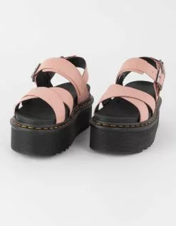 DR. MARTENS Voss II Athena Womens Leather Strap Platform Sandals