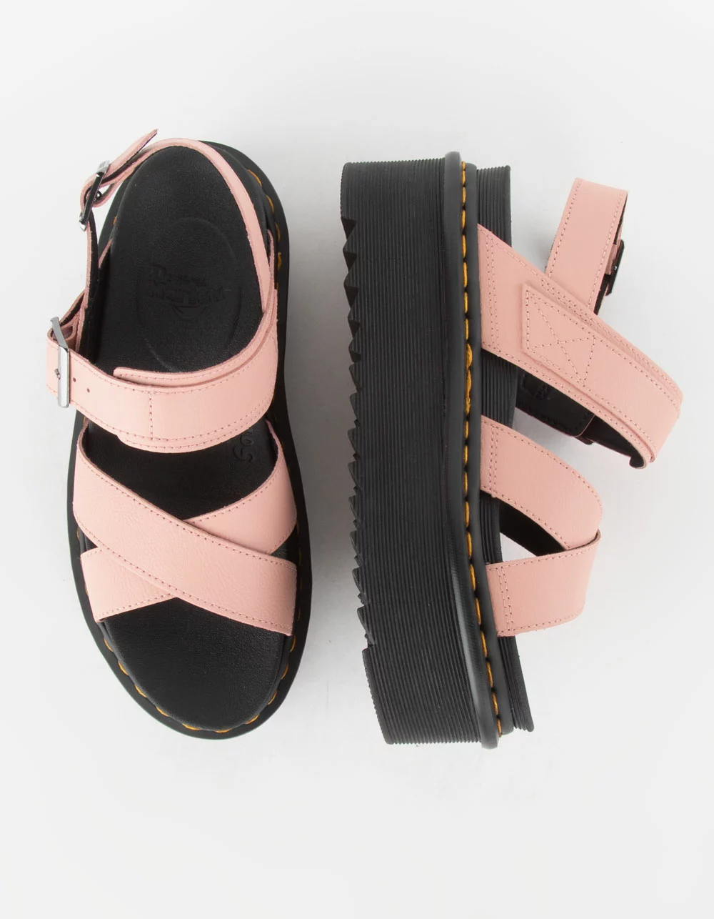 DR. MARTENS Voss II Athena Womens Leather Strap Platform Sandals - Image 5