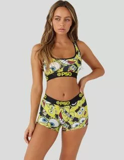 PSD X SpongeBob SquarePants Dye All Over Womens Boyshorts