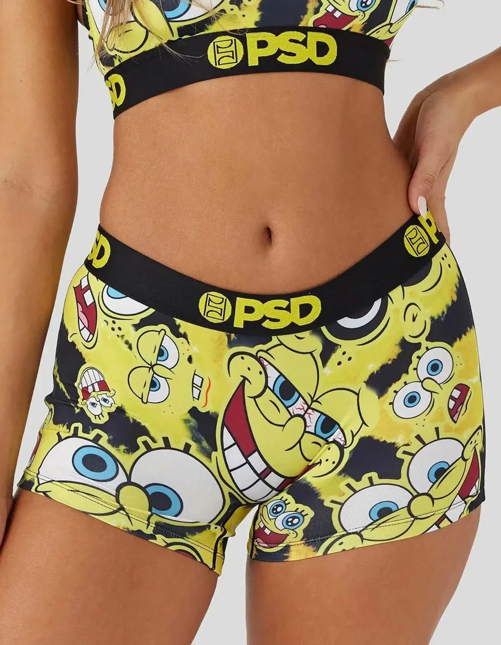 PSD X SpongeBob SquarePants Dye All Over Womens Boyshorts - Image 2
