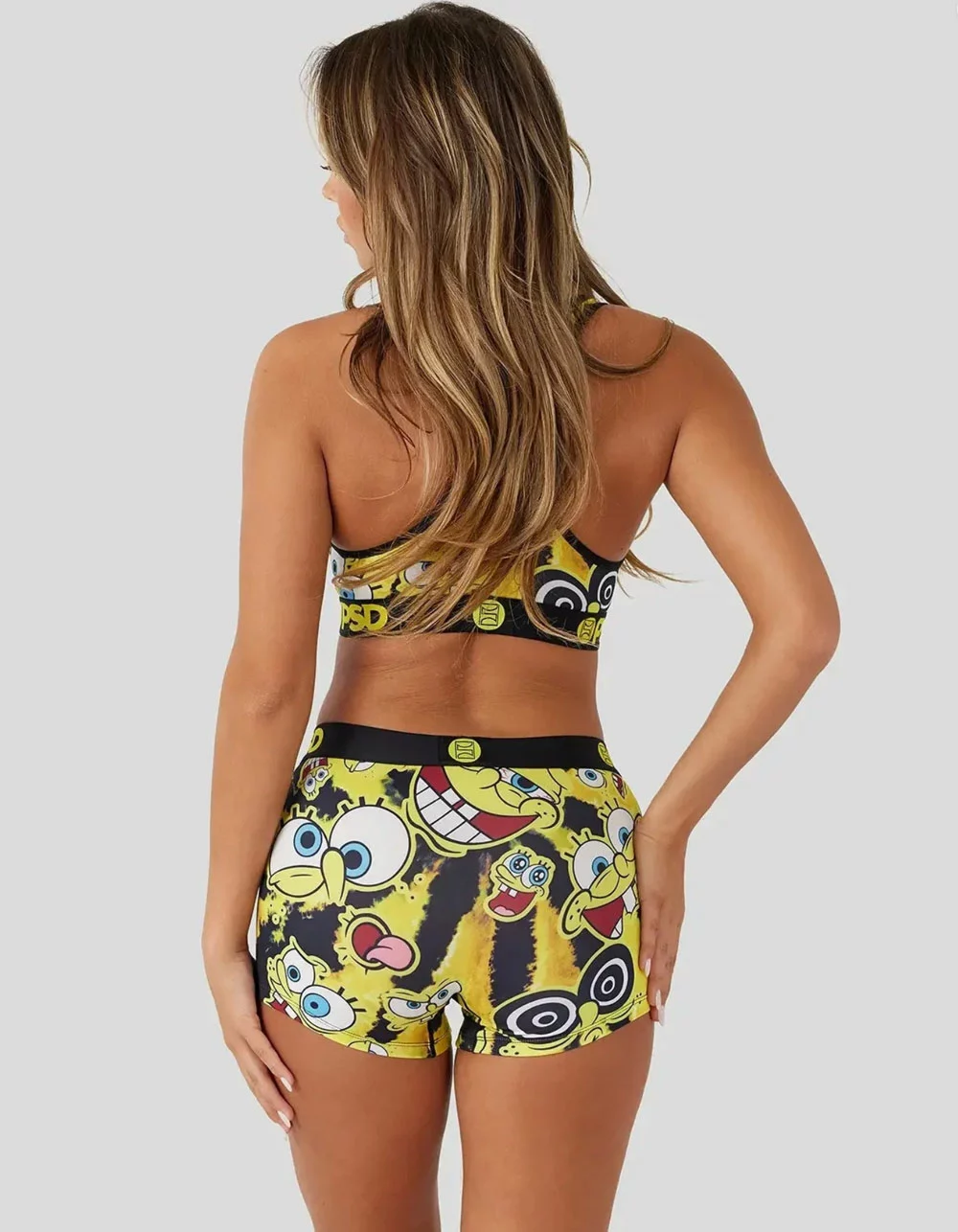 PSD X SpongeBob SquarePants Dye All Over Womens Boyshorts - Image 4
