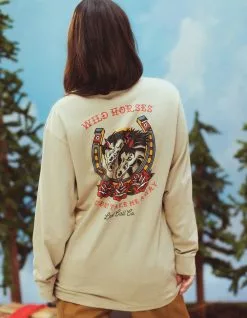 LAST CALL CO. Wild Horses Womens Tee