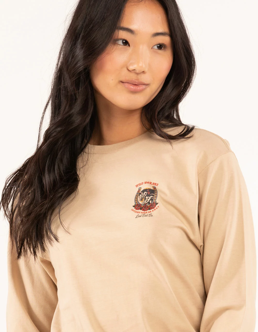 LAST CALL CO. Wild Horses Womens Tee - Image 3