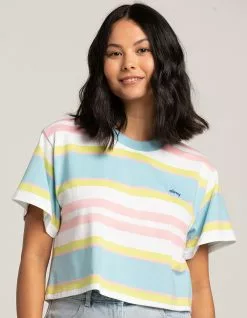 OBEY Arielle Womens Knit Crop Tee