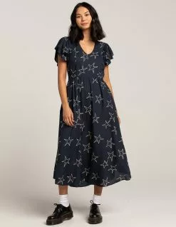 OBEY Emily Womens Maxi Dress