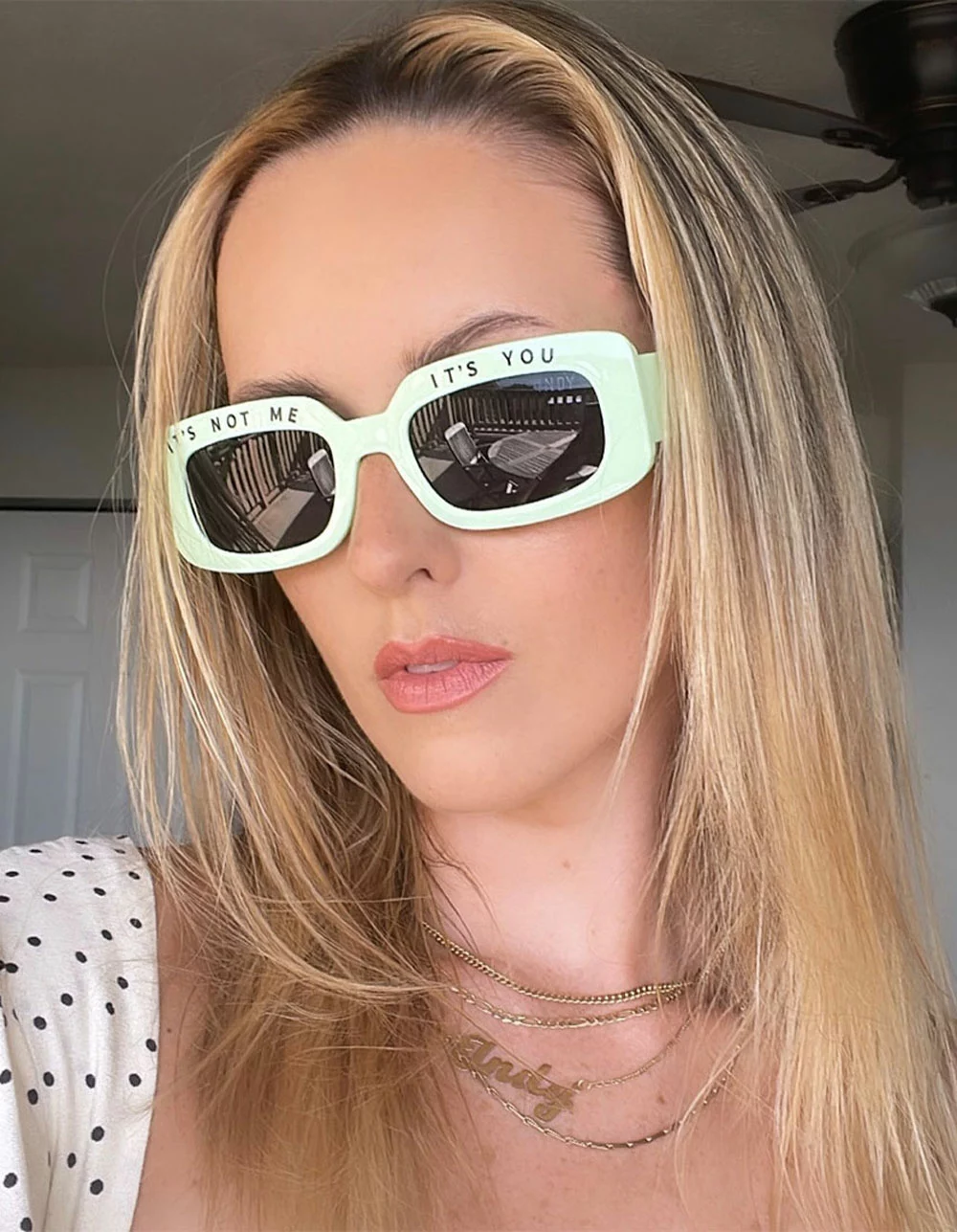 INDY SUNGLASSES INDY It's Not Me It's You Sunglasses - Image 4