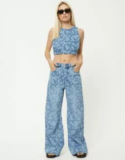 AFENDS Fink Gigi Womens Flared Denim Jeans