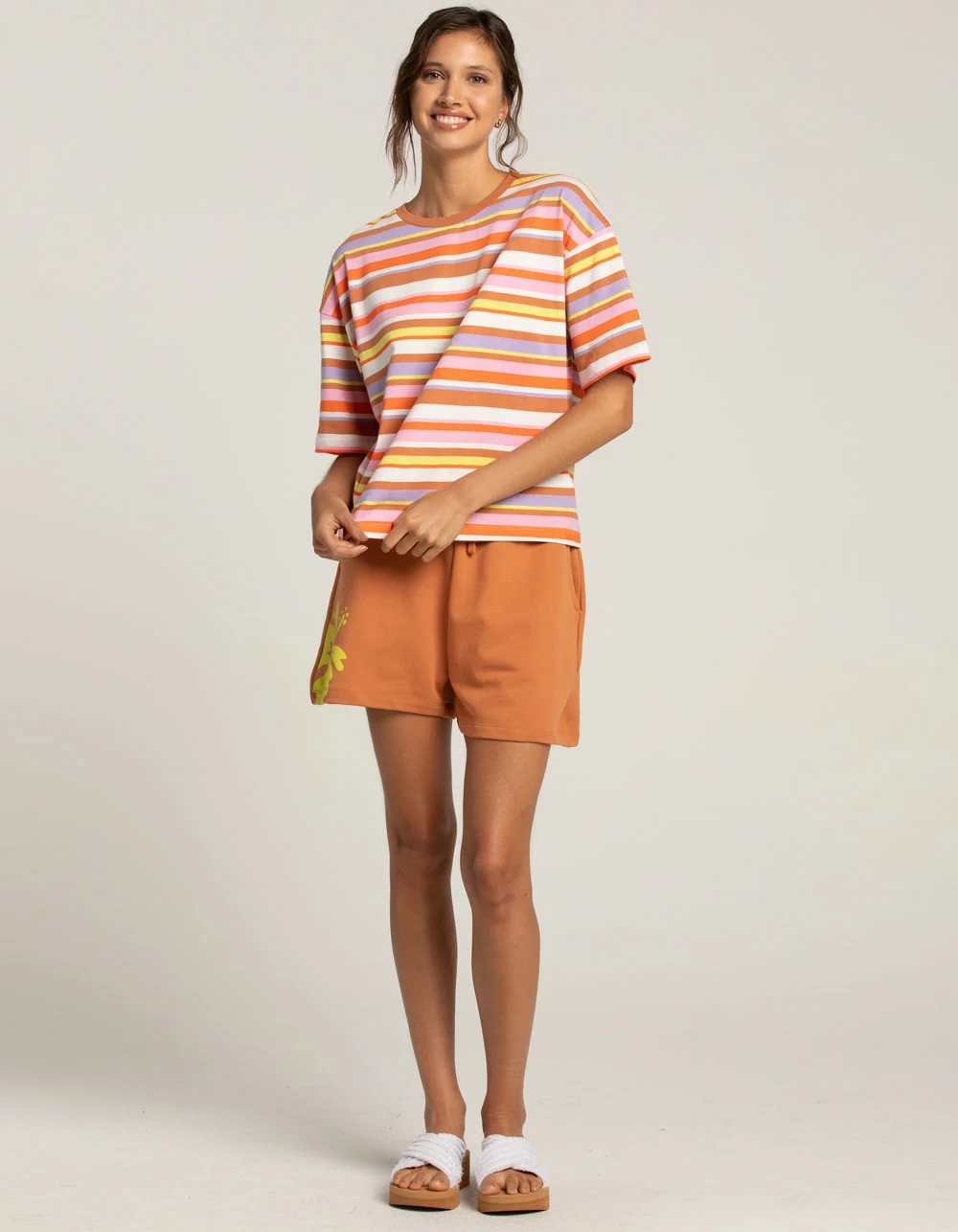 ROXY X Kate Bosworth Surf Kind Kate Womens Knit Stripe Tee - Image 5