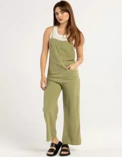 BILLABONG Beach Cruiser Womens Wide-Leg Overalls