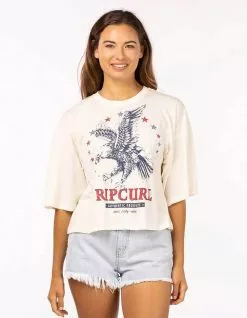 RIP CURL Freedom Heritage Womens Crop Tee