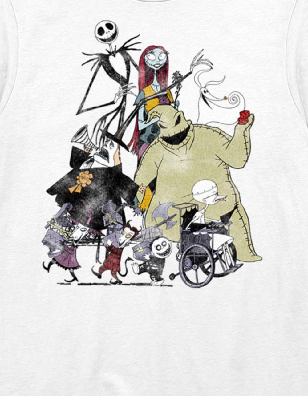 THE NIGHTMARE BEFORE CHRISTMAS Group Shot Unisex Tee - Image 2
