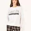 SESAME STREET Happiness Womens Crewneck Sweatshirt