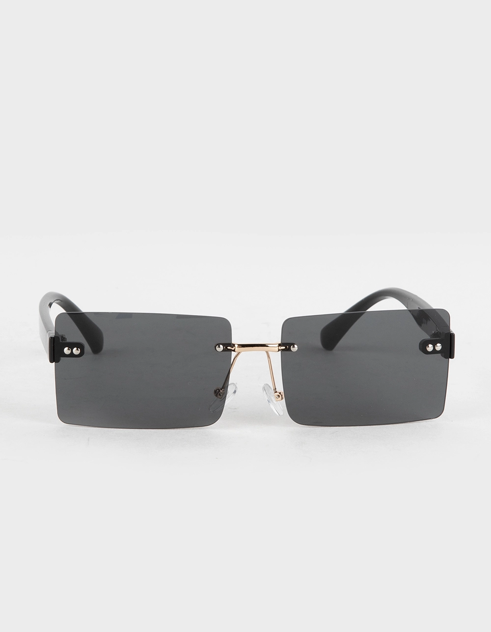 RSQ Rimless Oversized Rectangle Sunglasses - Image 2
