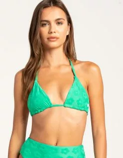 HURLEY Terry Pop Textured Triangle Bikini Top