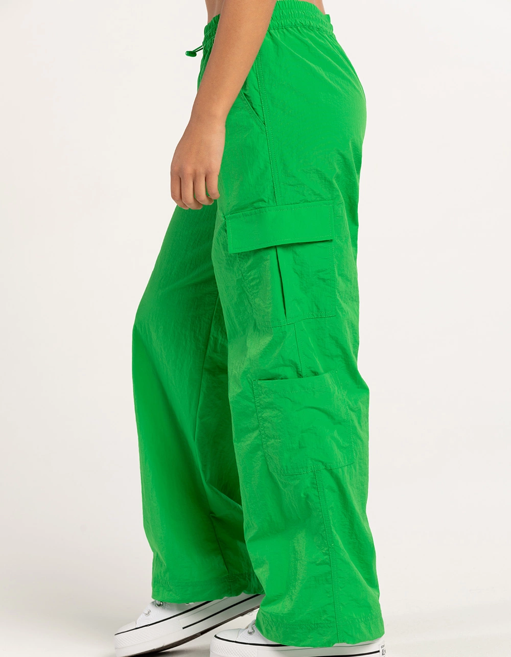 FULL TILT Low Rise Nylon Flight Womens Cargo Pants - Image 3