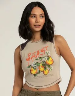 BDG Urban Outfitters Pear Print Womens Tank Top