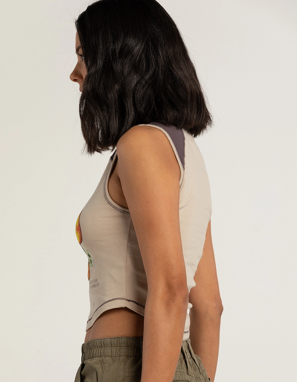 BDG Urban Outfitters Pear Print Womens Tank Top - Image 2