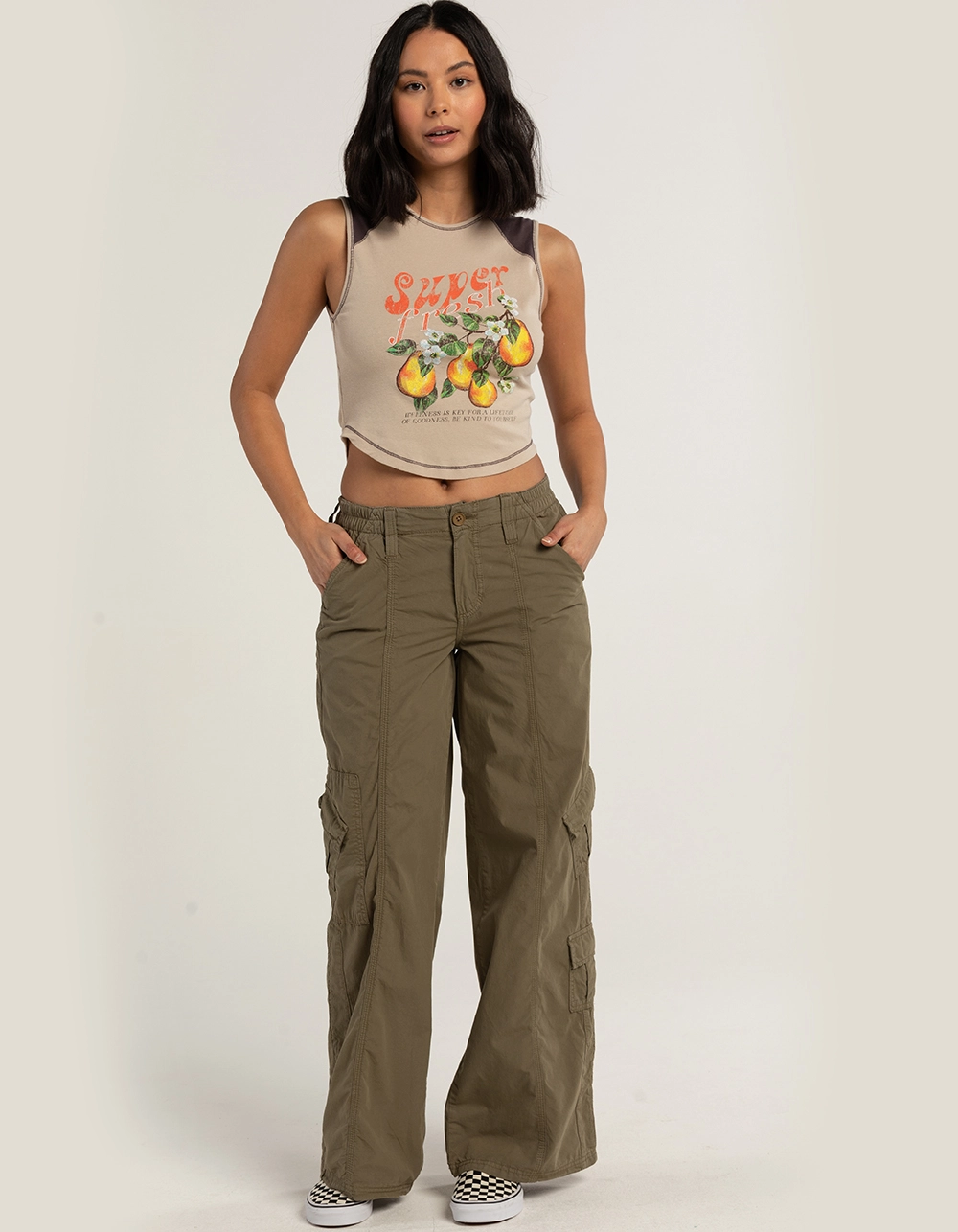 BDG Urban Outfitters Pear Print Womens Tank Top - Image 4