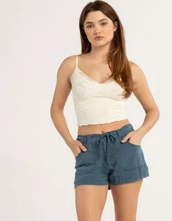BDG Urban Outfitters Linen 5 Pocket Womens Shorts