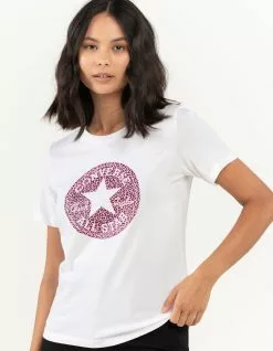 CONVERSE Leopard Patch Womens Tee