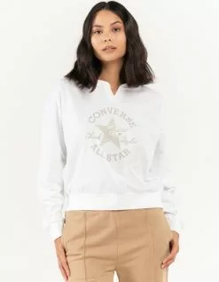 CONVERSE Chuck Taylor Patch Womens Crewneck Sweatshirt
