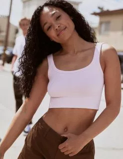 TILLYS Chevron Ribbed Crop Bralette