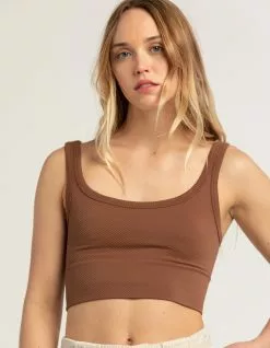 TILLYS Chevron Ribbed Crop Bralette