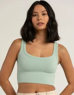 TILLYS Chevron Ribbed Crop Bralette