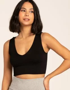 TILLYS Seamless Deep V Womens Tank