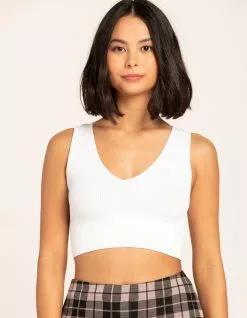 TILLYS Seamless Deep V Womens Tank