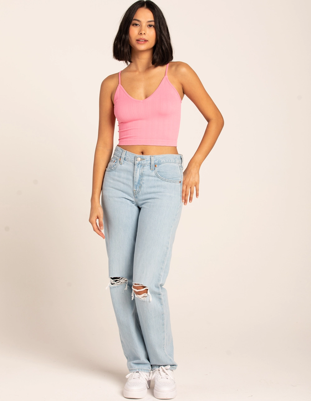 TILLYS Womens V-Neck Rib Cami - Image 4