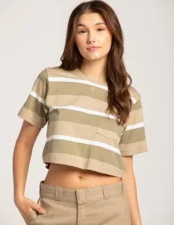 DICKIES Boxy Stripe Womens Tee
