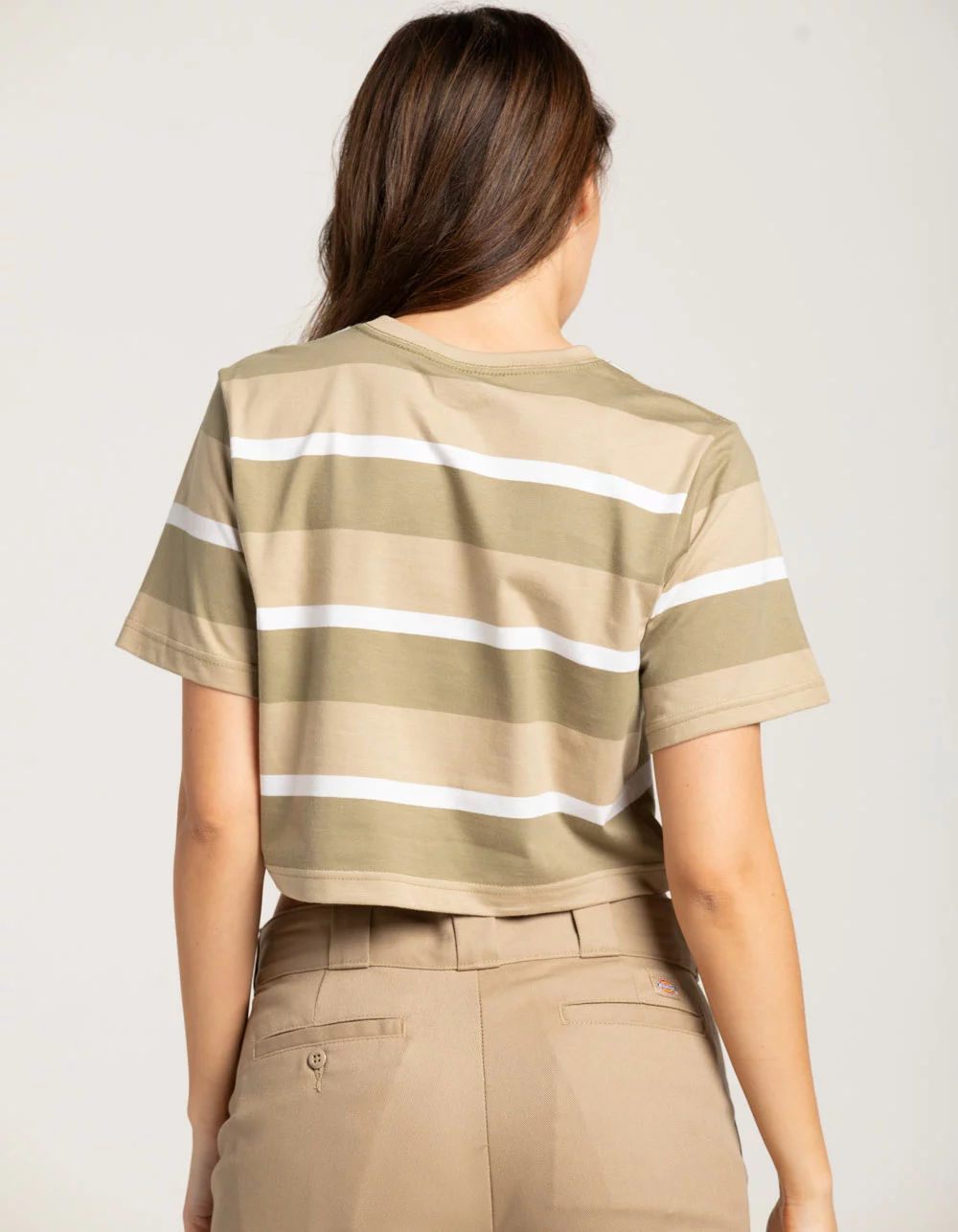 DICKIES Boxy Stripe Womens Tee - Image 3