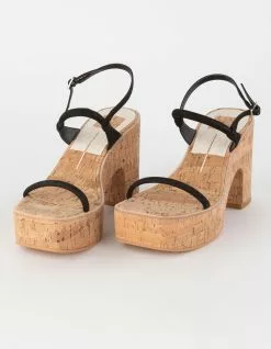 DOLCE VITA Jodie Cork Wedge Womens Heels