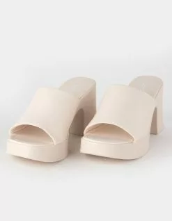 SODA Typo Womens Platform Sandals