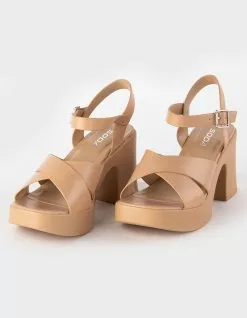 SODA Touch Womens Platform Heel Sandals
