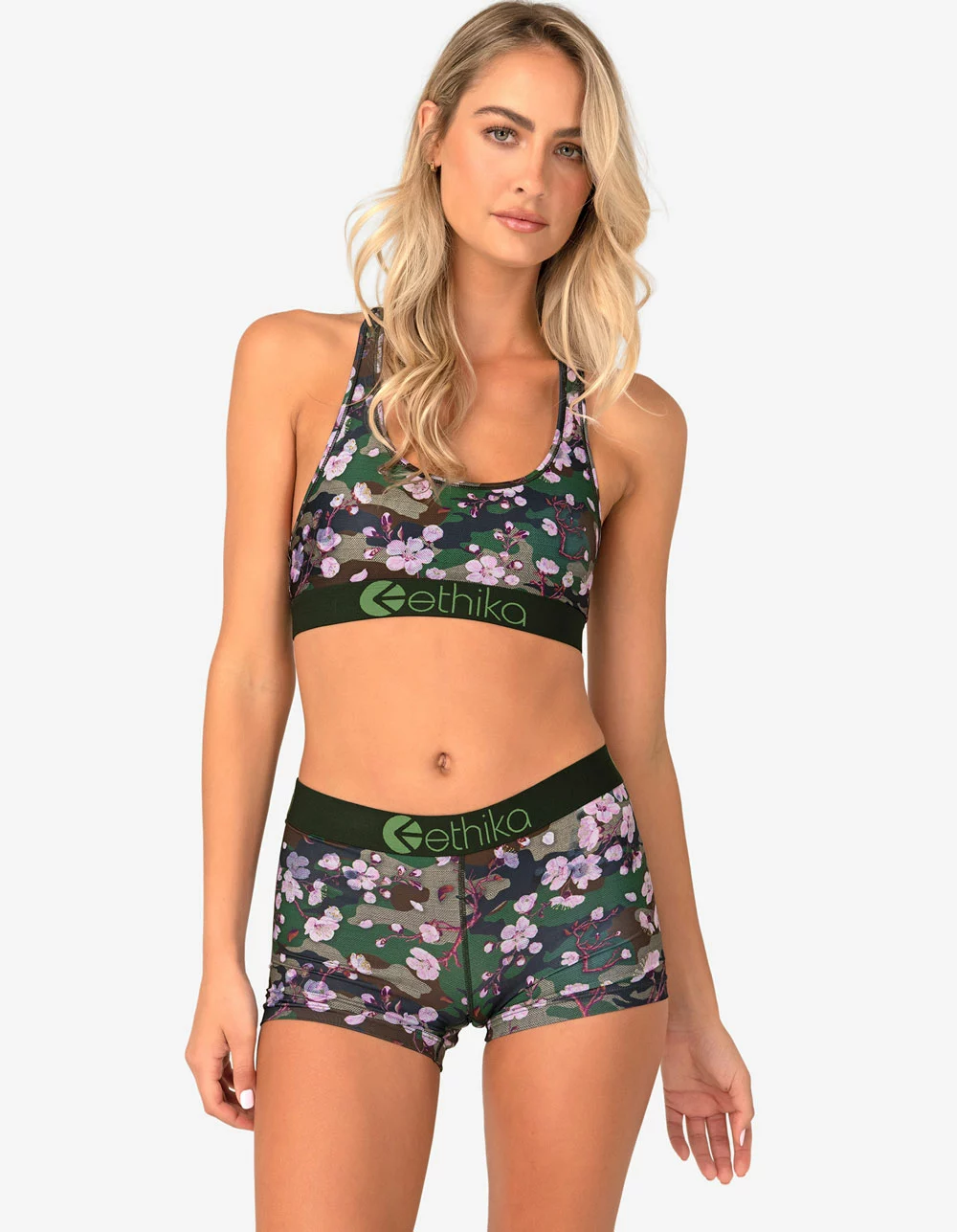 ETHIKA Peach Blossom Staple Womens Boyshorts