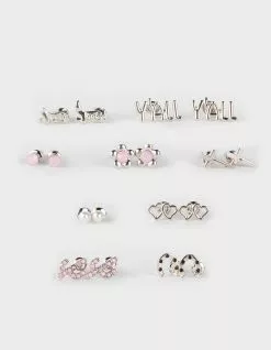 FULL TILT Yall Boot 9 Pack Earrings