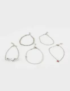 FULL TILT 5 Pack Dice & Ball Chain Bracelet Set