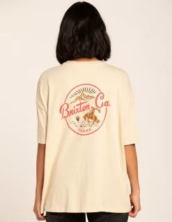 BRIXTON Emblem Texas Womens Oversized Tee