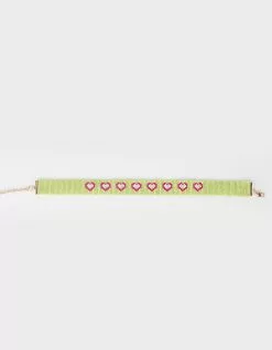 FULL TILT Beaded Heart Choker Necklace