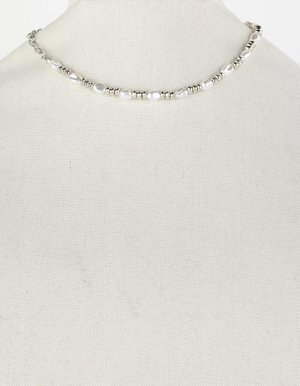 RSQ Half Pearl Texture Necklace - Image 3