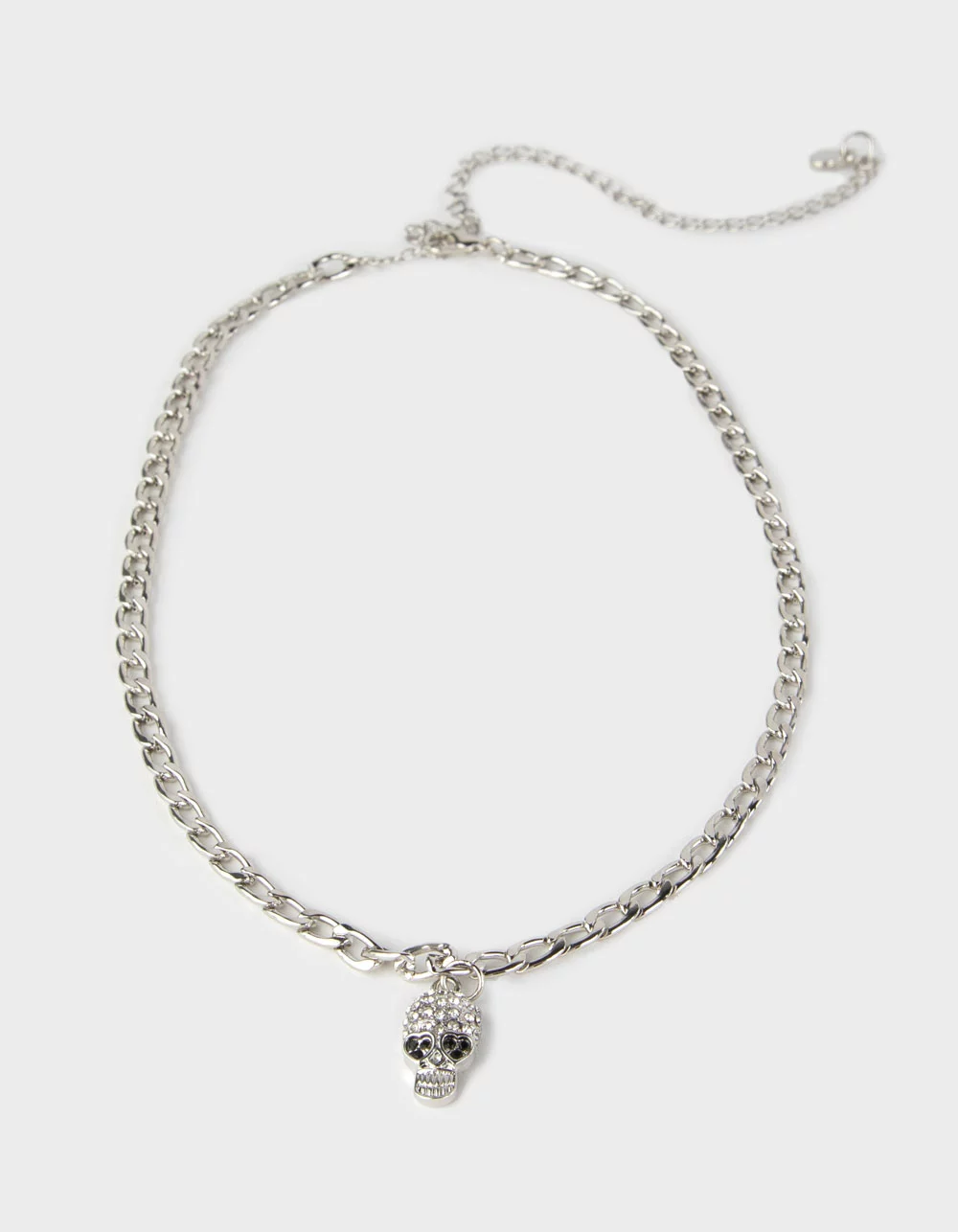 RSQ Cuban Link Skull Necklace - Image 2