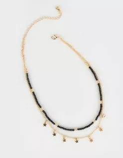 FULL TILT Layered Star Bead Necklace