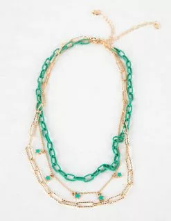 FULL TILT Layered Chain Star Necklace