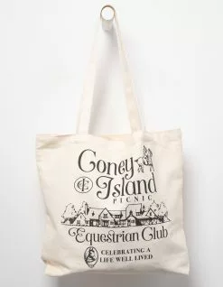 CONEY ISLAND PICNIC Equestrian Club Tote Bag