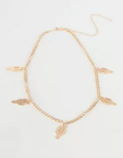 FULL TILT Cactus Charm Womens Chain Belt