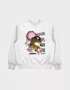 INFAMOUS Tiger Blossom Unisex Crewneck Sweatshirt