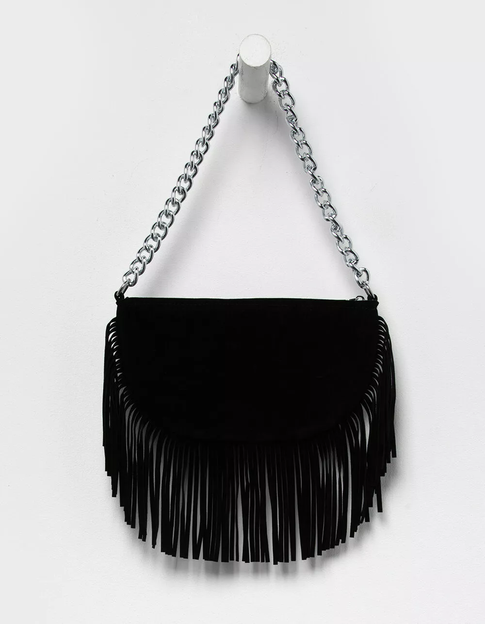 Fringe Trim Shoulder Bag - Image 2