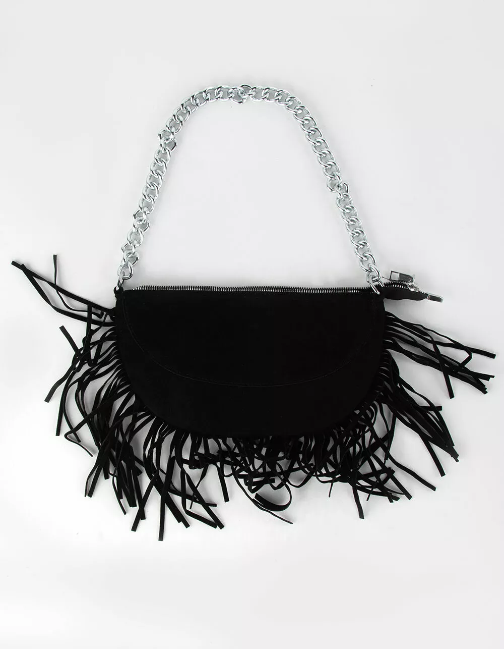 Fringe Trim Shoulder Bag - Image 4